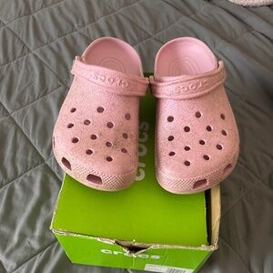 Pink Flamingo Crocs